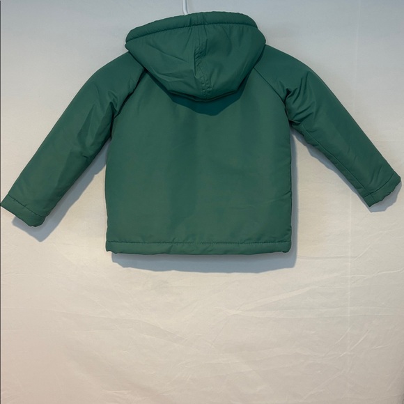 7 For All Mankind Kids' Zip Up Fleece with Hood, Size 4T, Green - Picture 5 of 6